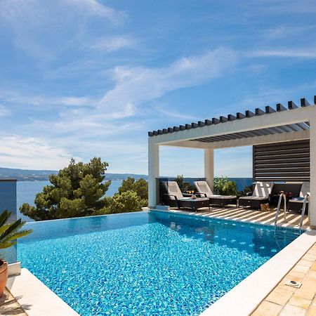 Luxury Seafront Villa With Heated Pool, Jacuzzi, Sea View, 150 M From Beach Stanici Ngoại thất bức ảnh